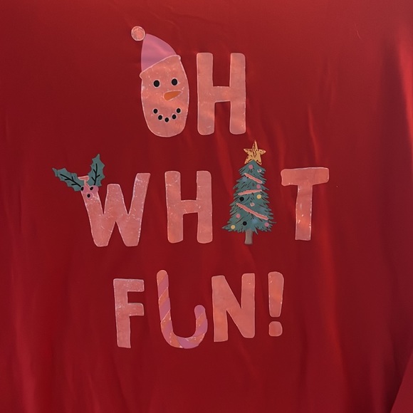 Matching Family Christmas PJ’s Oh What Fun 2-Piece Set UNISEX size 16-18 XL - Picture 11 of 14